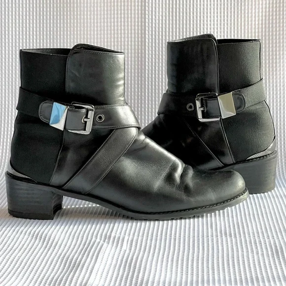 Stuart Weitzman / Pull-On, Chelsea Ankle Boots / Women’s Size 9 - Picture 4 of 12